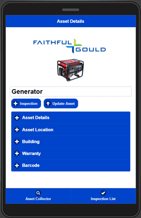 FG Mobile App Asset Details